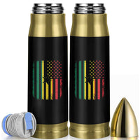 Ghana American Flag Bullet Tumbler Vintage Ghanaian Pride Heritage Graphic for Ghanaian Americans