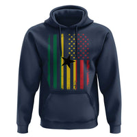 Ghana American Flag Hoodie Vintage Ghanaian Pride Heritage Graphic for Ghanaian Americans