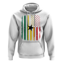 Ghana American Flag Hoodie Vintage Ghanaian Pride Heritage Graphic for Ghanaian Americans