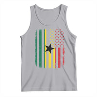 Ghana American Flag Tank Top Vintage Ghanaian Pride Heritage Graphic for Ghanaian Americans
