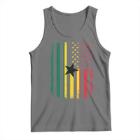 Ghana American Flag Tank Top Vintage Ghanaian Pride Heritage Graphic for Ghanaian Americans