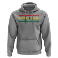 Retro Ghana Flag Hoodie Vintage Ghanaian Pride Ghanese Roots Heritage Graphic