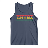 Retro Ghana Flag Tank Top Vintage Ghanaian Pride Ghanese Roots Heritage Graphic