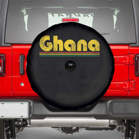 Vintage Ghana Spare Tire Cover Retro Stripe Flag Pride Ghanaian Heritage African Roots