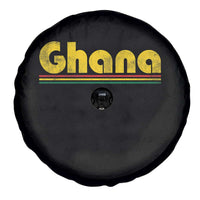 Vintage Ghana Spare Tire Cover Retro Stripe Flag Pride Ghanaian Heritage African Roots