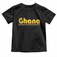 Vintage Ghana Toddler T Shirt Retro Stripe Flag Pride Ghanaian Heritage African Roots