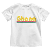 Vintage Ghana Toddler T Shirt Retro Stripe Flag Pride Ghanaian Heritage African Roots