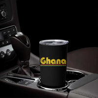 Vintage Ghana Tumbler Cup Retro Stripe Flag Pride Ghanaian Heritage African Roots