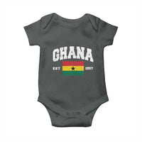 Ghana Est 1957 Ghanaian Flag Independence Day Baby Onesie Ghanaian Heritage Pride