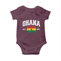 Ghana Est 1957 Ghanaian Flag Independence Day Baby Onesie Ghanaian Heritage Pride