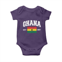 Ghana Est 1957 Ghanaian Flag Independence Day Baby Onesie Ghanaian Heritage Pride