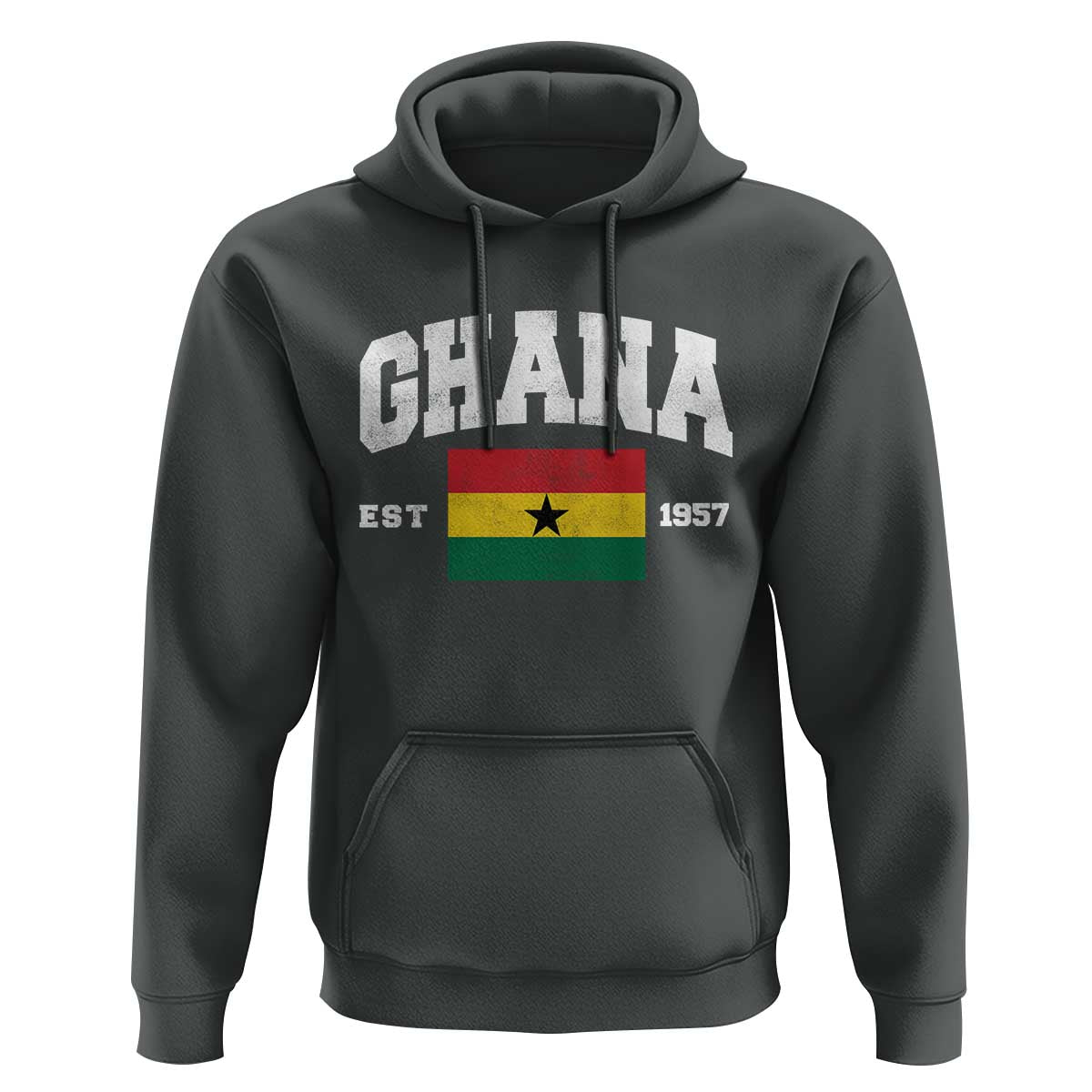 Ghana Est 1957 Ghanaian Flag Independence Day Hoodie Ghanaian Heritage Pride