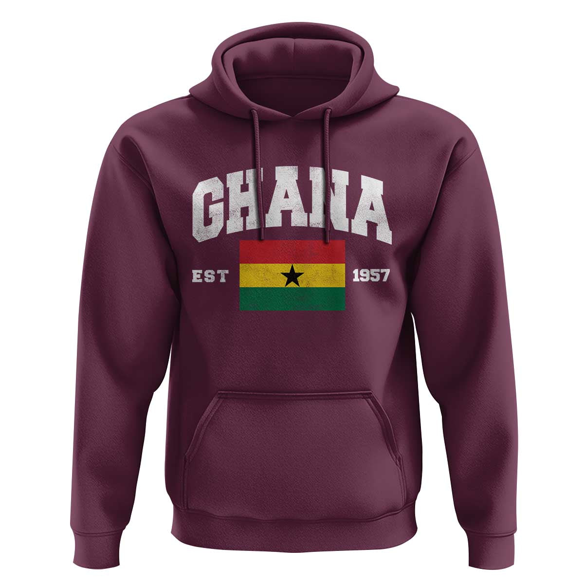 Ghana Est 1957 Ghanaian Flag Independence Day Hoodie Ghanaian Heritage Pride