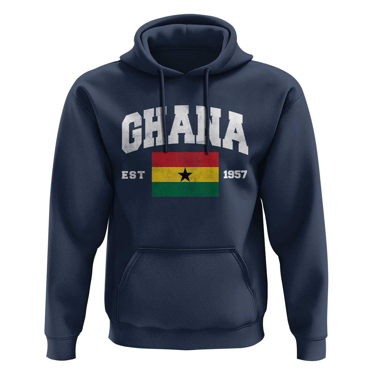 Ghana Est 1957 Ghanaian Flag Independence Day Hoodie Ghanaian Heritage Pride