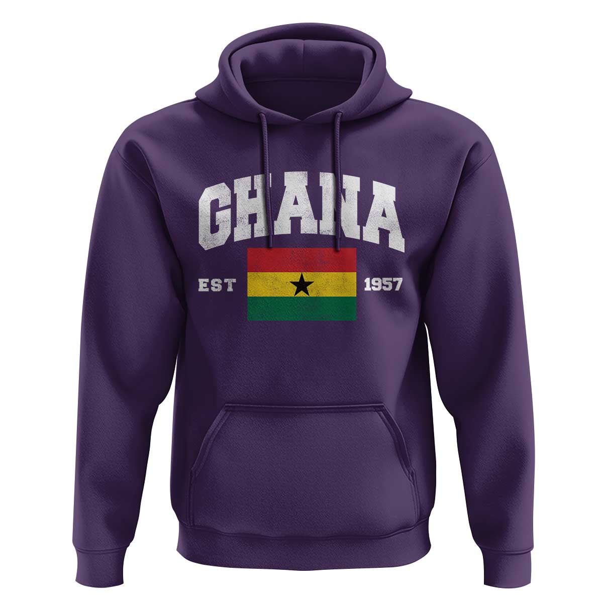 Ghana Est 1957 Ghanaian Flag Independence Day Hoodie Ghanaian Heritage Pride