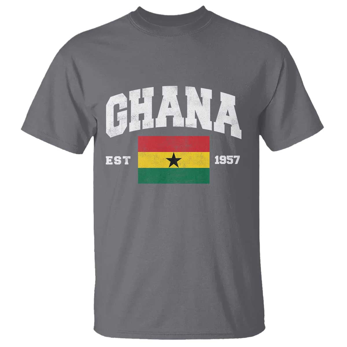 Ghana Est 1957 Ghanaian Flag Independence Day T Shirt Ghanaian Heritage Pride