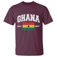 Ghana Est 1957 Ghanaian Flag Independence Day T Shirt Ghanaian Heritage Pride