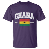 Ghana Est 1957 Ghanaian Flag Independence Day T Shirt Ghanaian Heritage Pride
