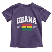 Ghana Est 1957 Ghanaian Flag Independence Day Toddler T Shirt Ghanaian Heritage Pride