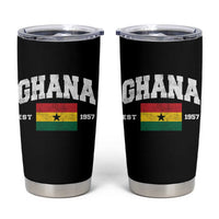 Ghana Est 1957 Ghanaian Flag Independence Day Tumbler Cup Ghanaian Heritage Pride