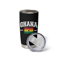 Ghana Est 1957 Ghanaian Flag Independence Day Tumbler Cup Ghanaian Heritage Pride