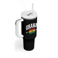 Ghana Est 1957 Ghanaian Flag Independence Day Tumbler With Handle Ghanaian Heritage Pride
