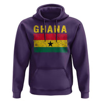 Vintage Ghana Flag Distressed Design Hoodie Proud Ghanaian Heritage African Pride