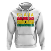 Vintage Ghana Flag Distressed Design Hoodie Proud Ghanaian Heritage African Pride