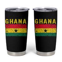 Vintage Ghana Flag Distressed Design Tumbler Cup Proud Ghanaian Heritage African Pride