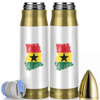 Vintage Ghana Map Flag Bullet Tumbler Distressed Proud Ghanaian Heritage African Pride