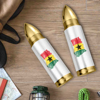 Vintage Ghana Map Flag Bullet Tumbler Distressed Proud Ghanaian Heritage African Pride