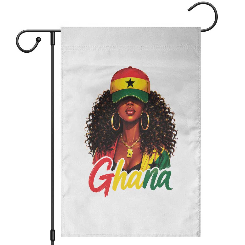 Ghanaian Princess Ghana Flag Melanin Garden Flag Black Girls