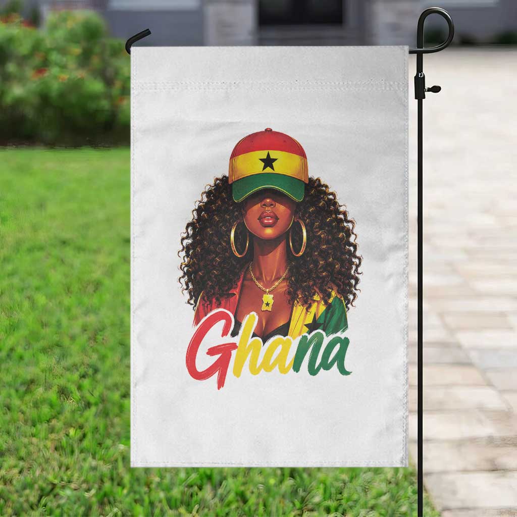 Ghanaian Princess Ghana Flag Melanin Garden Flag Black Girls
