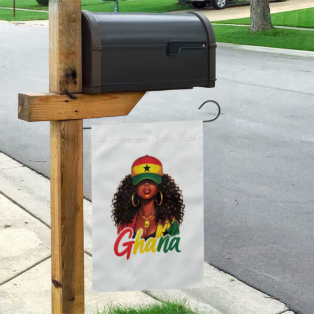 Ghanaian Princess Ghana Flag Melanin Garden Flag Black Girls