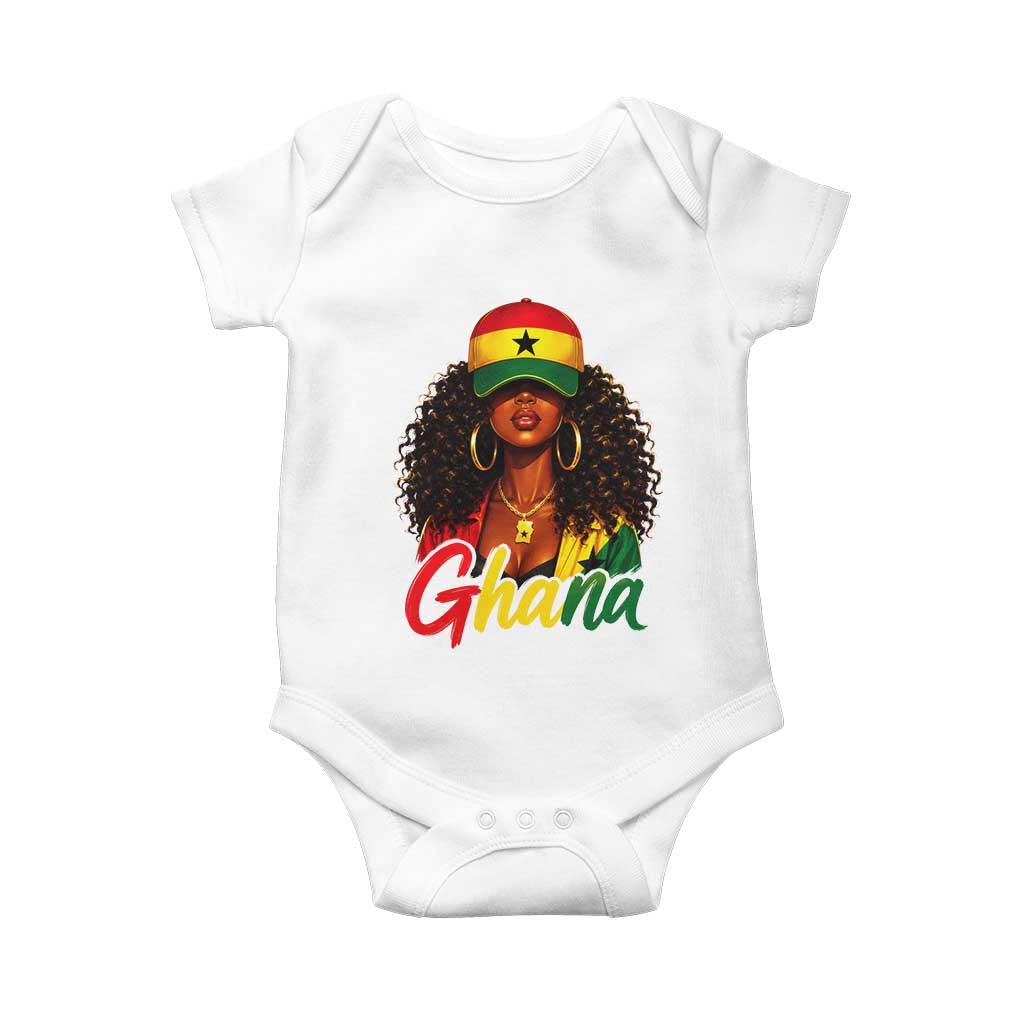 Ghanaian Princess Ghana Flag Melanin Baby Onesie Black Girls