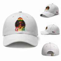 Ghanaian Princess Ghana Flag Melanin Baseball Cap Black Girls