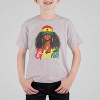 Ghanaian Princess Ghana Flag Melanin T Shirt For Kid Black Girls