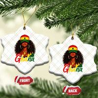 Ghanaian Princess Ghana Flag Melanin Ceramic Ornament Black Girls