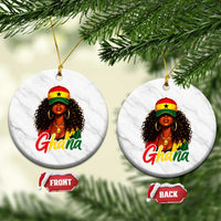 Ghanaian Princess Ghana Flag Melanin Ceramic Ornament Black Girls