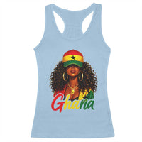 Ghanaian Princess Ghana Flag Melanin Racerback Tank Top Black Girls