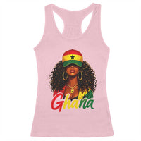 Ghanaian Princess Ghana Flag Melanin Racerback Tank Top Black Girls