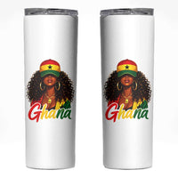 Ghanaian Princess Ghana Flag Melanin Skinny Tumbler Black Girls