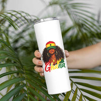 Ghanaian Princess Ghana Flag Melanin Skinny Tumbler Black Girls