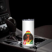 Ghanaian Princess Ghana Flag Melanin Skinny Tumbler Black Girls