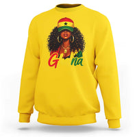 Ghanaian Princess Ghana Flag Melanin Sweatshirt Black Girls