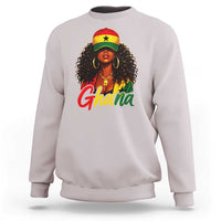 Ghanaian Princess Ghana Flag Melanin Sweatshirt Black Girls