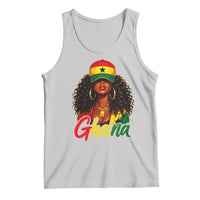 Ghanaian Princess Ghana Flag Melanin Tank Top Black Girls