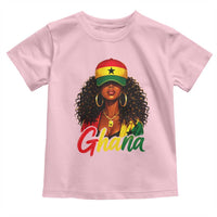 Ghanaian Princess Ghana Flag Melanin Toddler T Shirt Black Girls