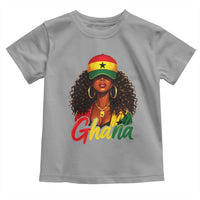 Ghanaian Princess Ghana Flag Melanin Toddler T Shirt Black Girls
