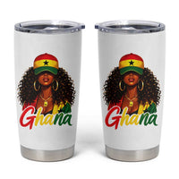 Ghanaian Princess Ghana Flag Melanin Tumbler Cup Black Girls